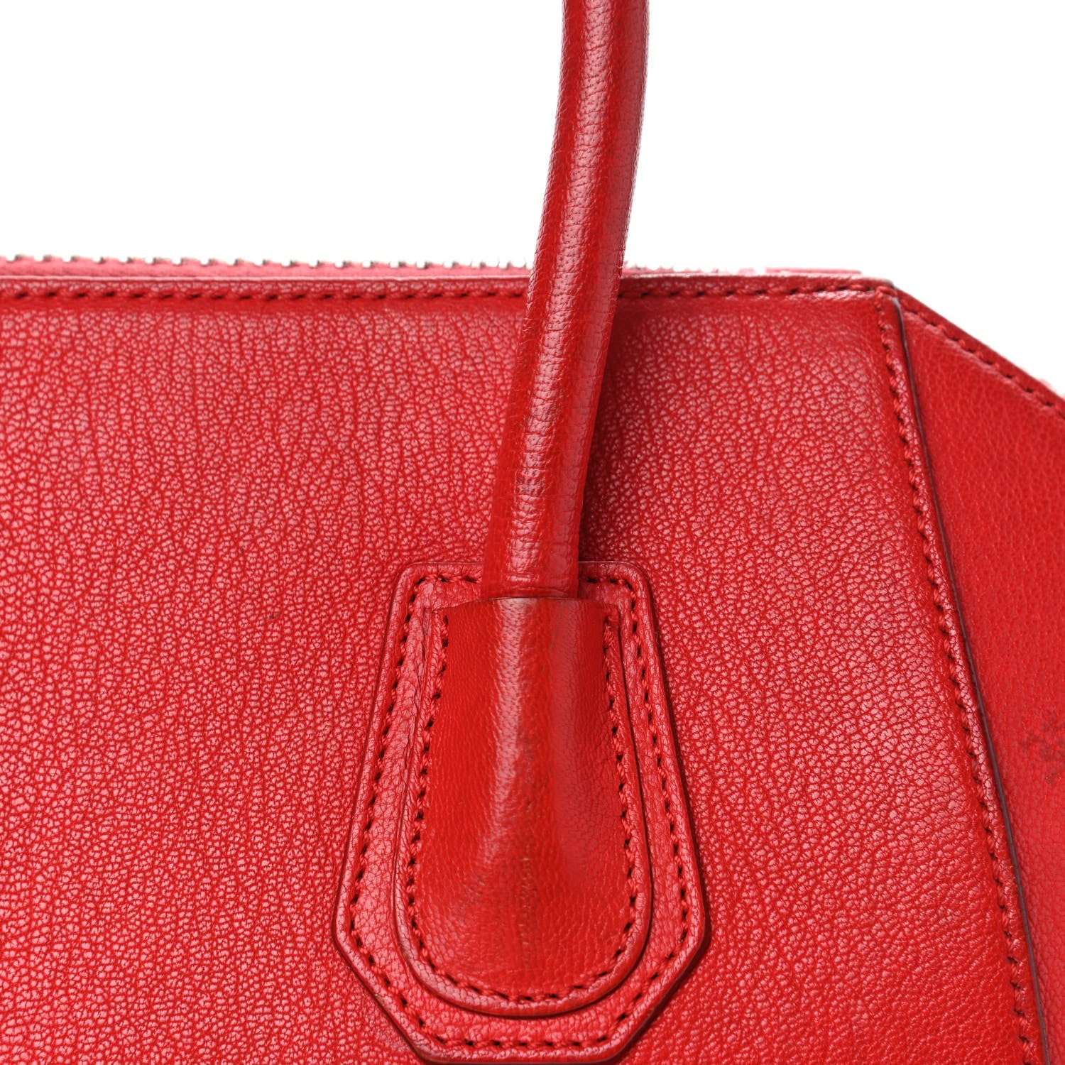 Givenchy Sugar Goatskin Small Antigona Red 10 of 11