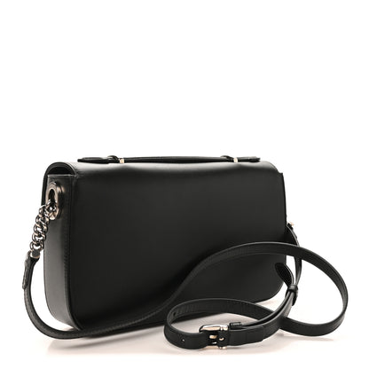Gucci Senna Calfskin Petite GG Top Handle Shoulder Bag Black 3 of 11