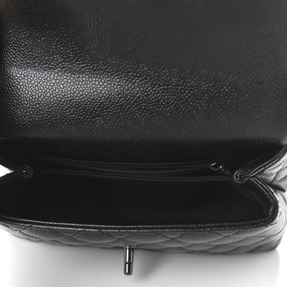 Chanel Caviar Quilted Mini Coco Handle Flap So Black 5 of 10
