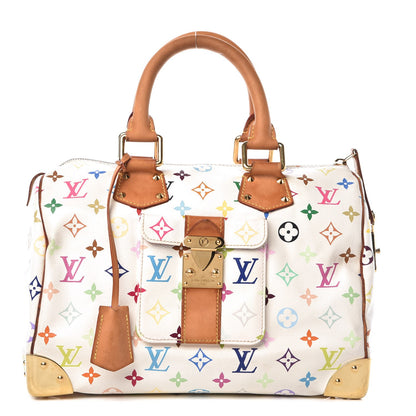 Louis Vuitton Monogram Multicolor Speedy 30 White 1 of 23