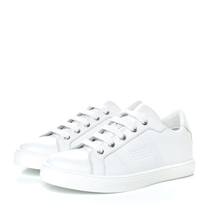 Hermes Calfskin Womens Avantage Sneakers 37 White 3 of 9
