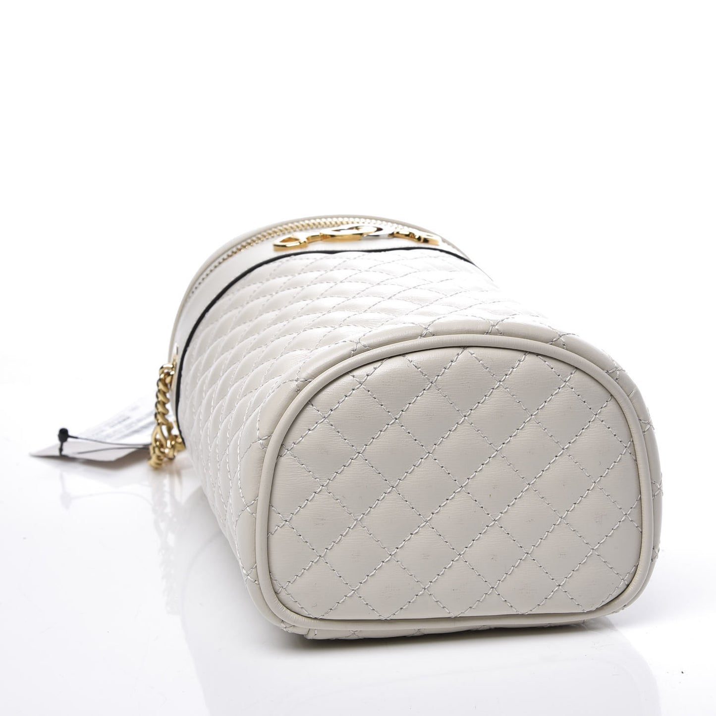 Calfskin Trapuntata Zumi Belt Bag Off White