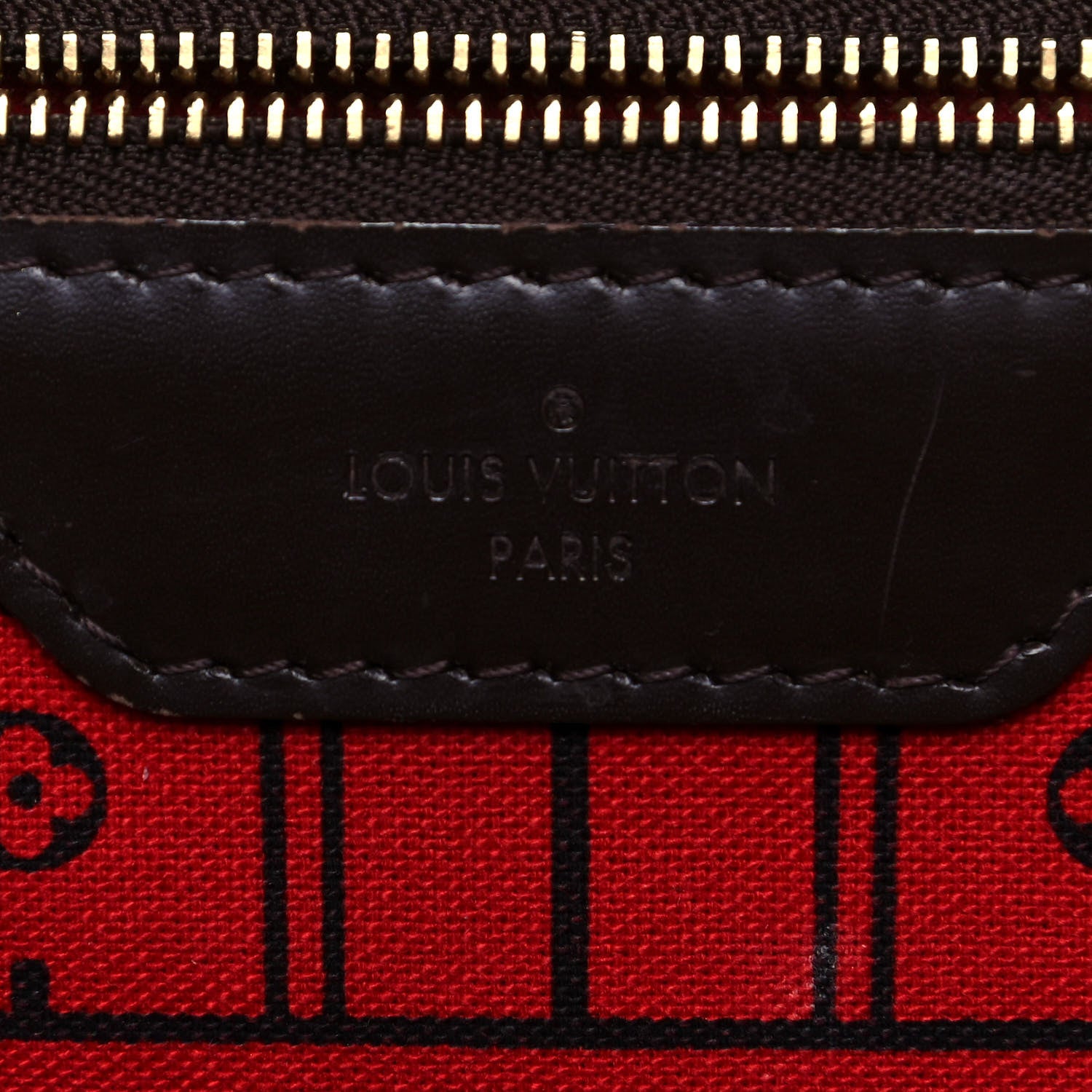 Louis Vuitton Damier Ebene Neverfull MM 7 of 10