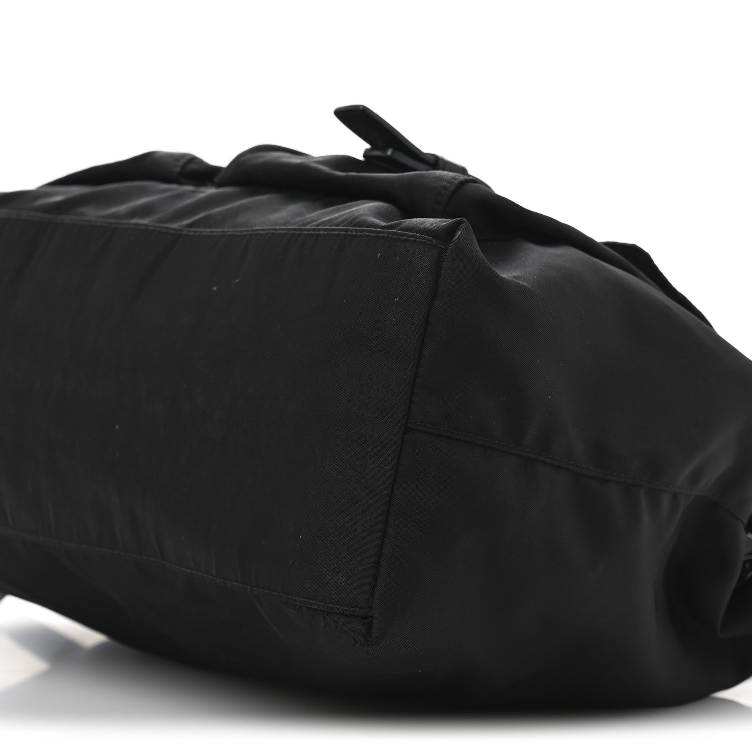 Prada Nylon Vela Drawstring Shopping Tote Black 9 of 12