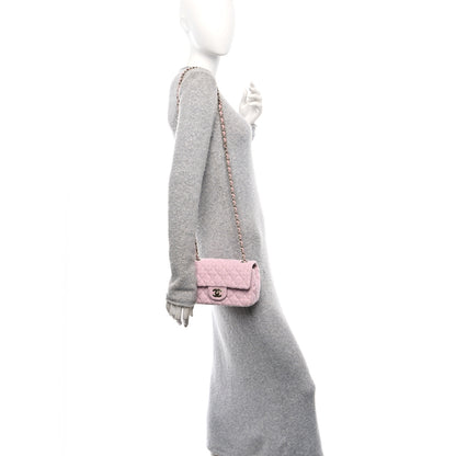 Chanel Tweed Quilted Mini Rectangular Flap Light Pink 2 of 10