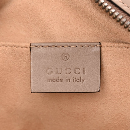 Gucci Calfskin Matelasse Small GG Marmont Chain Shoulder Bag Porcelain Rose 6 of 8