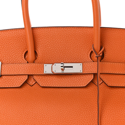 Hermes Togo Birkin 35 Orange 12 of 14