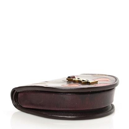 Saint Laurent Lambskin Heart Embossed Monogram Baby Kaia Crossbody Vintage Cognac 3 of 5