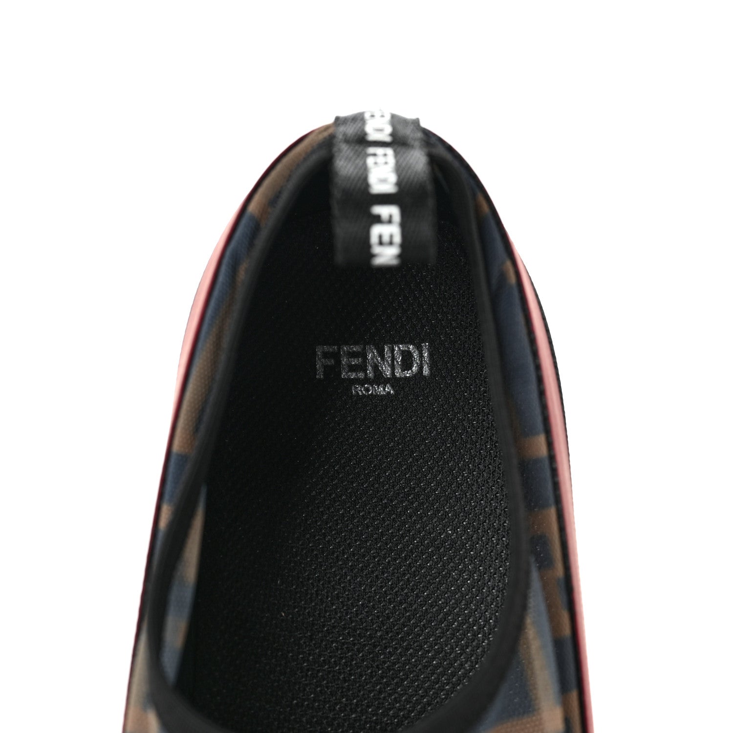 Fendi Technical Mesh FF Sneakers 39 Tobacco Red 7 of 8