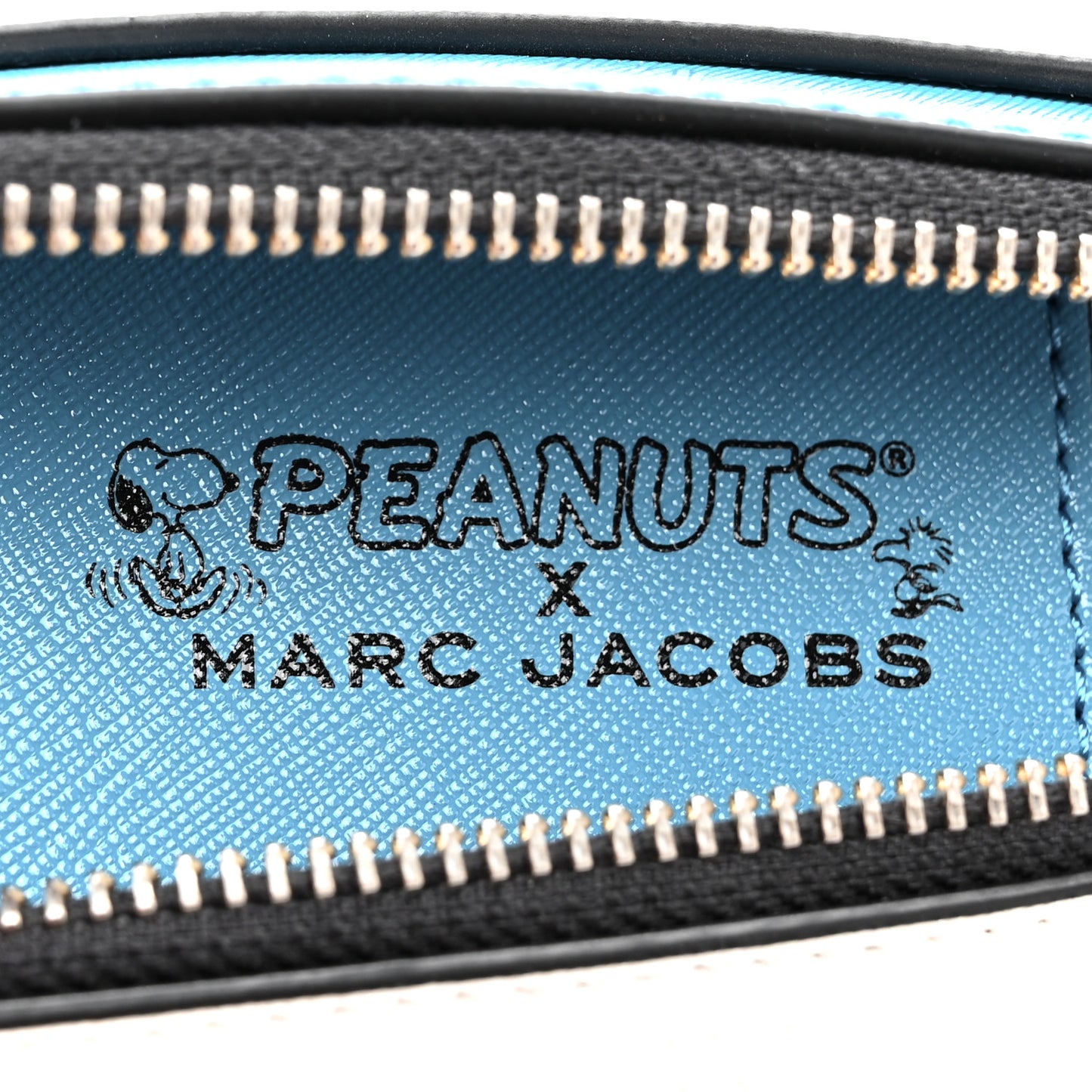 X Peanuts Saffiano Small Lucy Snapshot Camera Bag Blue Multi