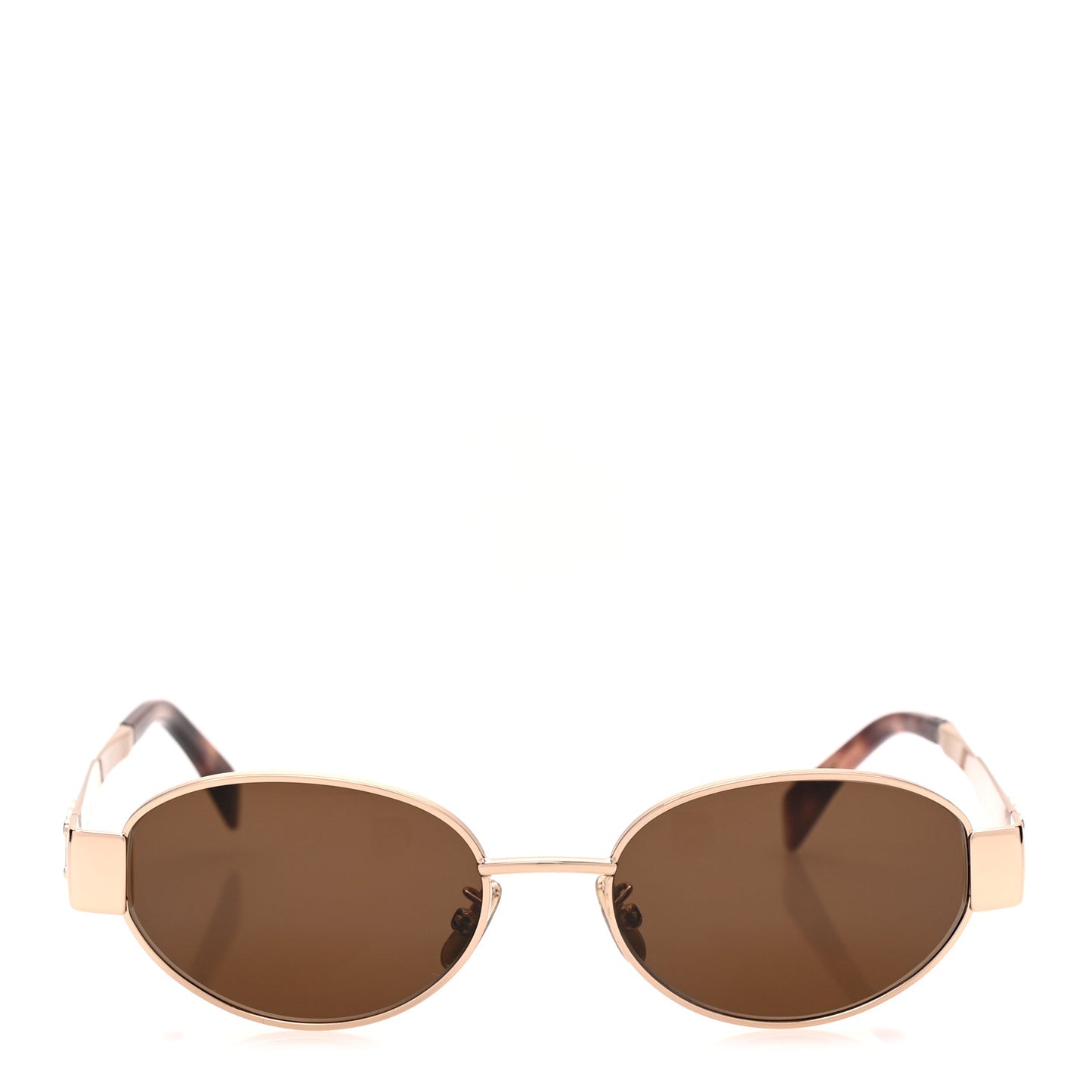 Metal Triomphe 01 Sunglasses CL40235U Rose Gold Brown
