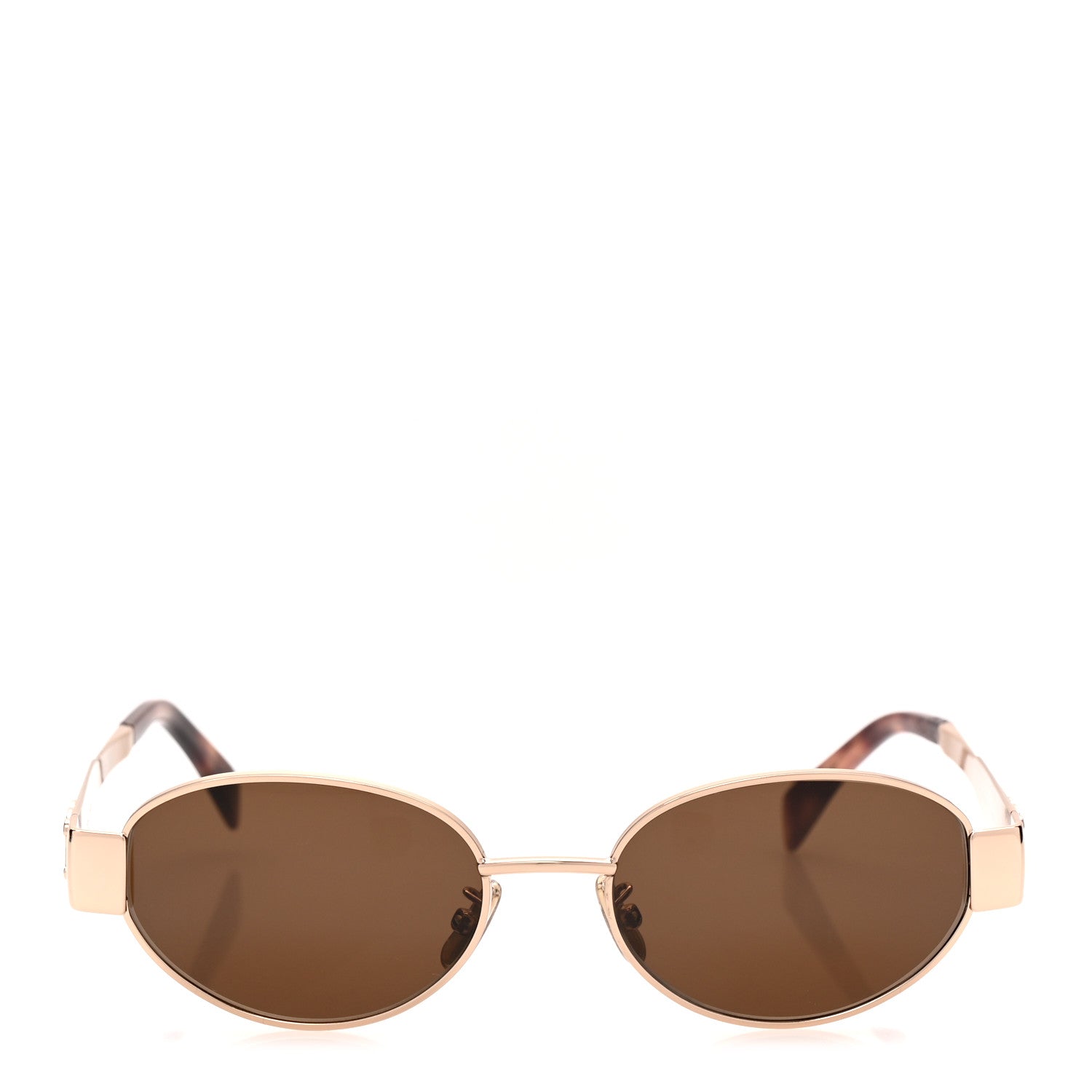 Celine Metal Triomphe 01 Sunglasses CL40235U Rose Gold Brown 3 of 7