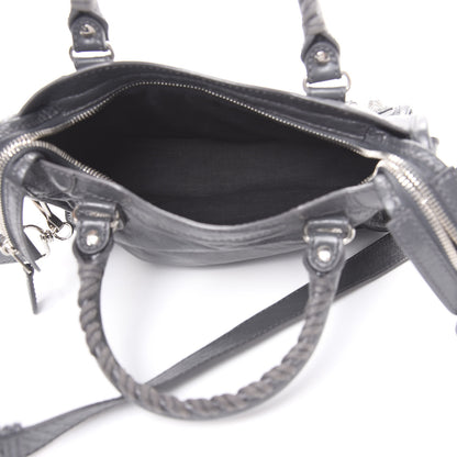 Balenciaga Agneau Giant 12 Silver Hardware Mini City Gris Fossile 4 of 9