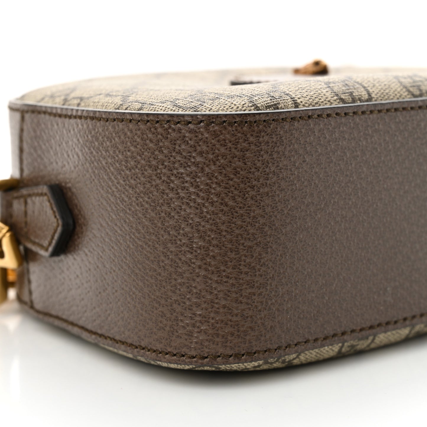 GG Supreme Monogram Web Neo Vintage Shoulder Bag Beige New Acero Crop