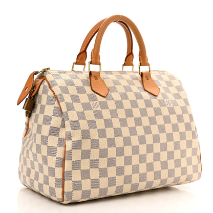 Louis Vuitton Damier Azur Speedy 30 3 of 13