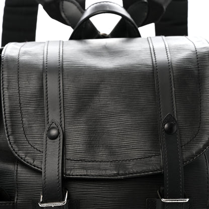 Louis Vuitton Epi Christopher Backpack PM Black 8 of 16