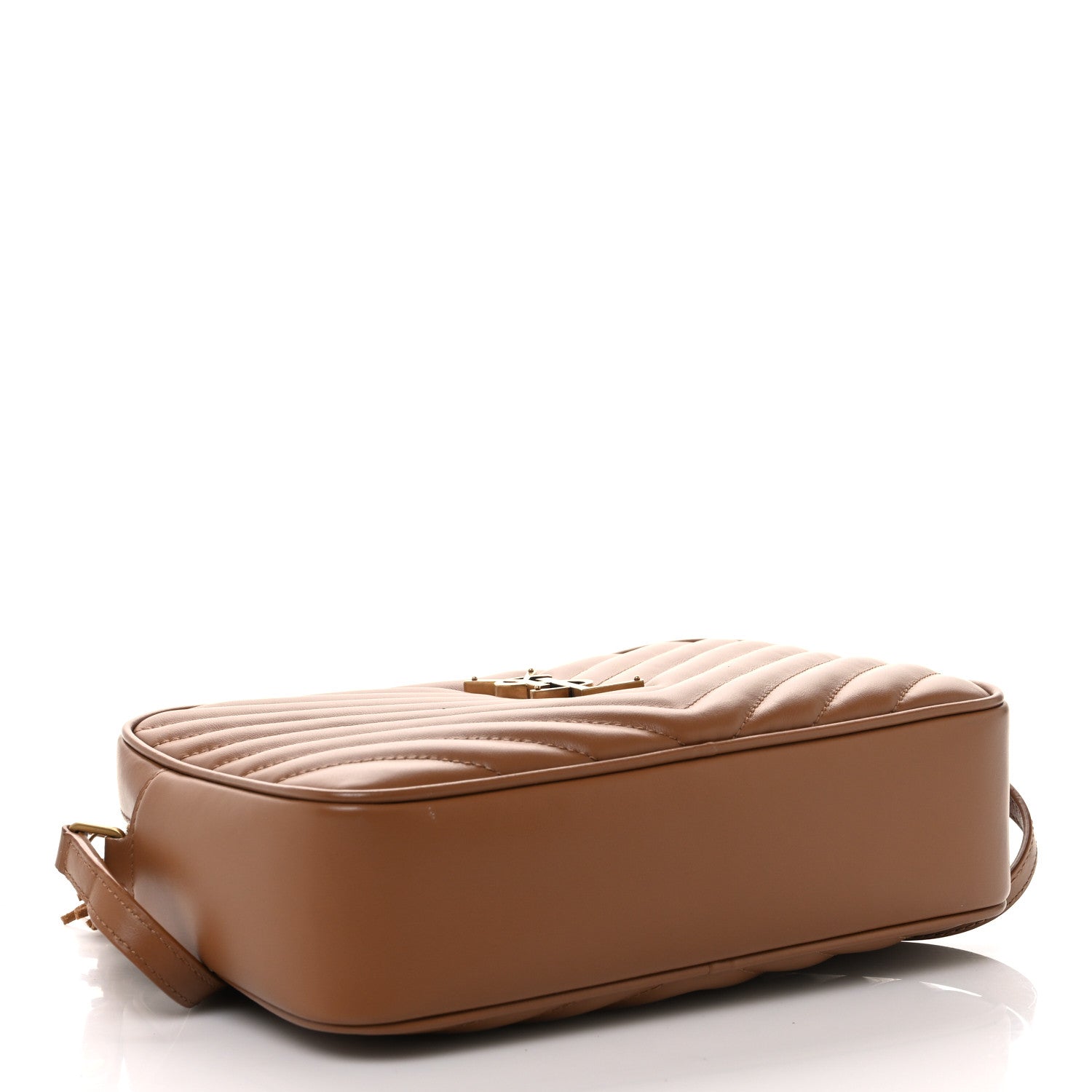 Saint Laurent Calfskin Matelasse Monogram Lou Camera Bag Cinnamon 4 of 11