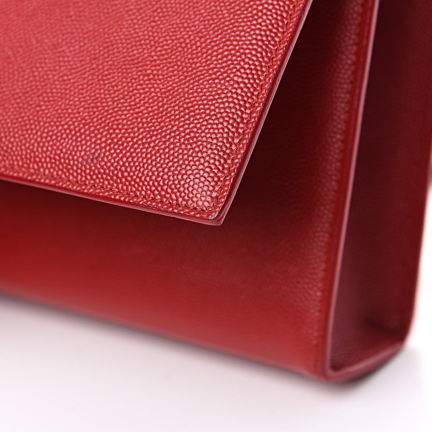 Grain De Poudre Medium Monogram Kate Satchel Red