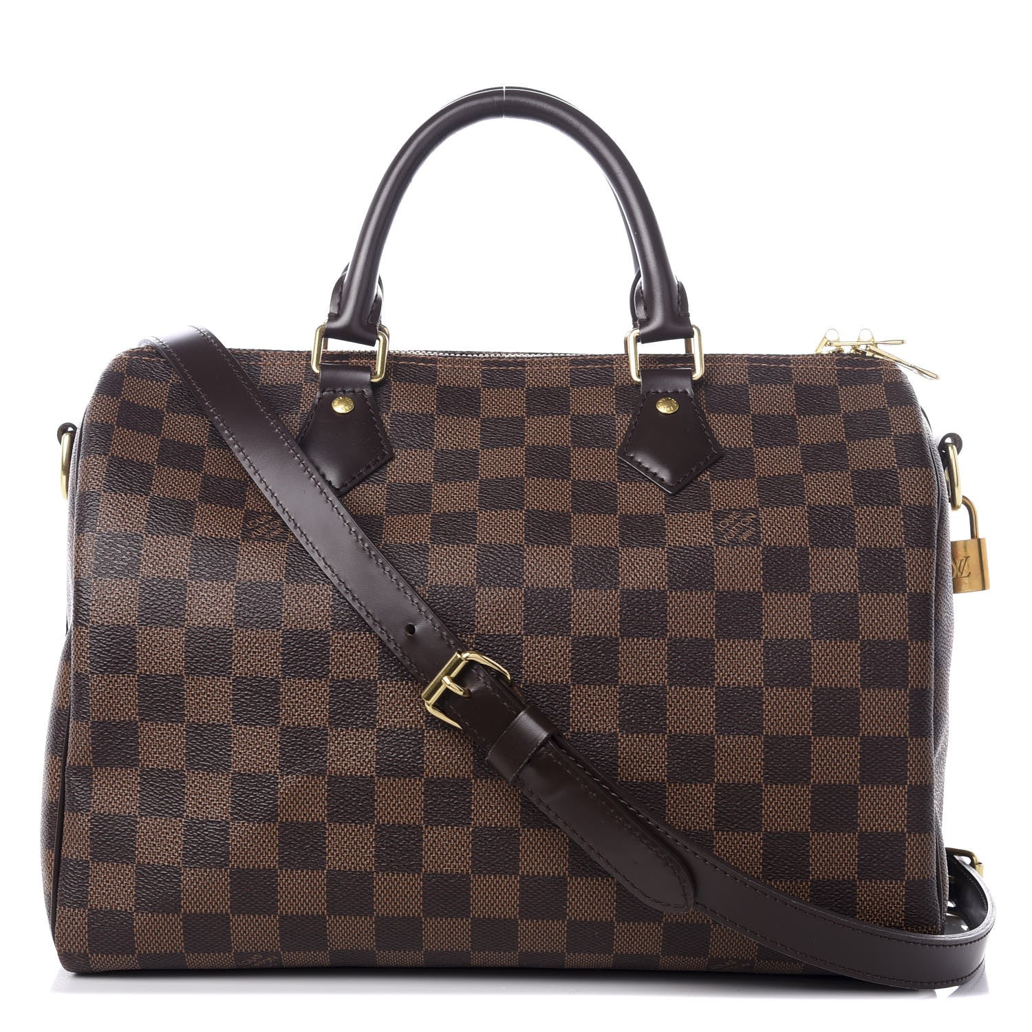 Louis Vuitton Damier Ebene Speedy Bandouliere 30 1 of 7