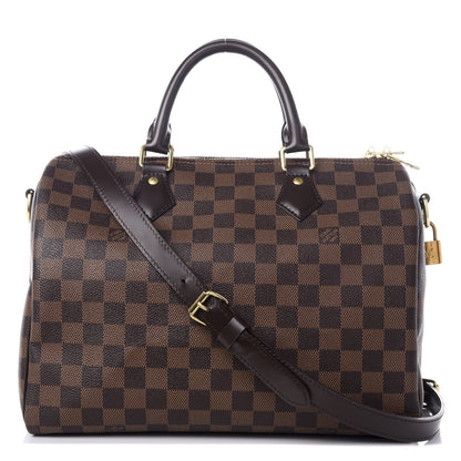 Louis Vuitton Damier Ebene Speedy Bandouliere 30 1 of 7