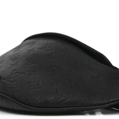 Louis Vuitton Calfskin Monogram Shadow Discovery Bumbag Black 9 of 9