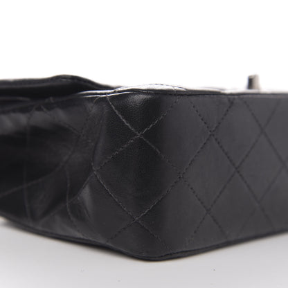 Chanel Lambskin Quilted Medium Double Flap Black 8 of 10