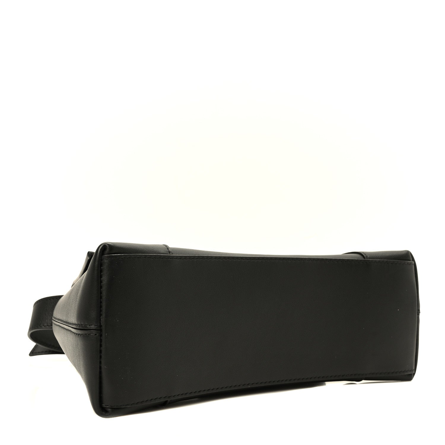 Balenciaga Semi Shiny Smooth Calfskin Monochrome Small Downtown Shoulder Bag Black 4 of 10