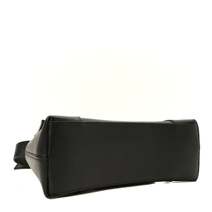 Balenciaga Semi Shiny Smooth Calfskin Monochrome Small Downtown Shoulder Bag Black 4 of 10