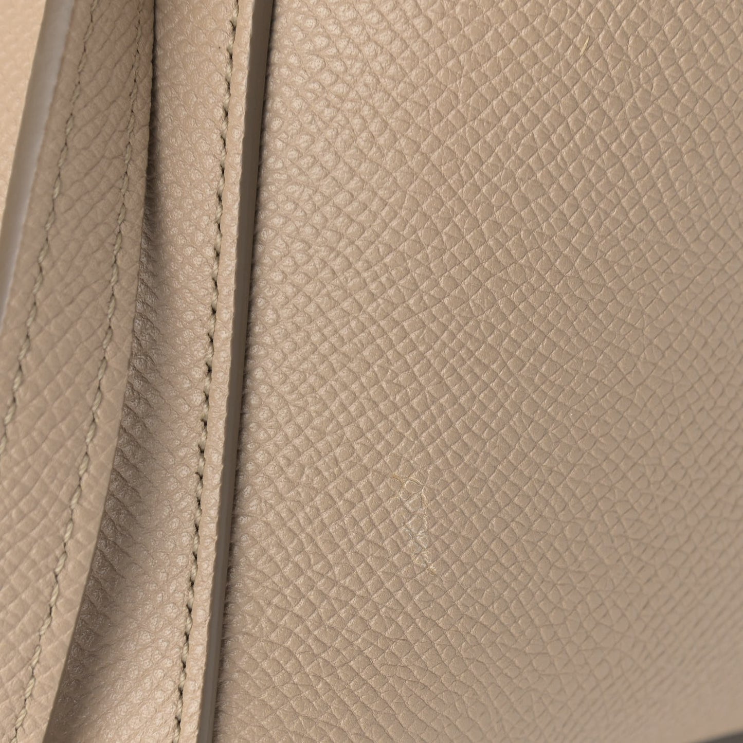 Grained Calfskin Mini Belt Bag Light Taupe