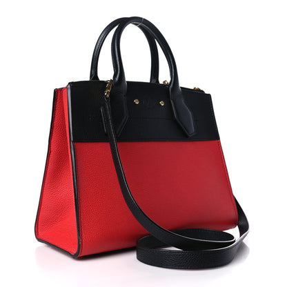 Louis Vuitton Taurillon City Steamer PM Black Rouge 3 of 8