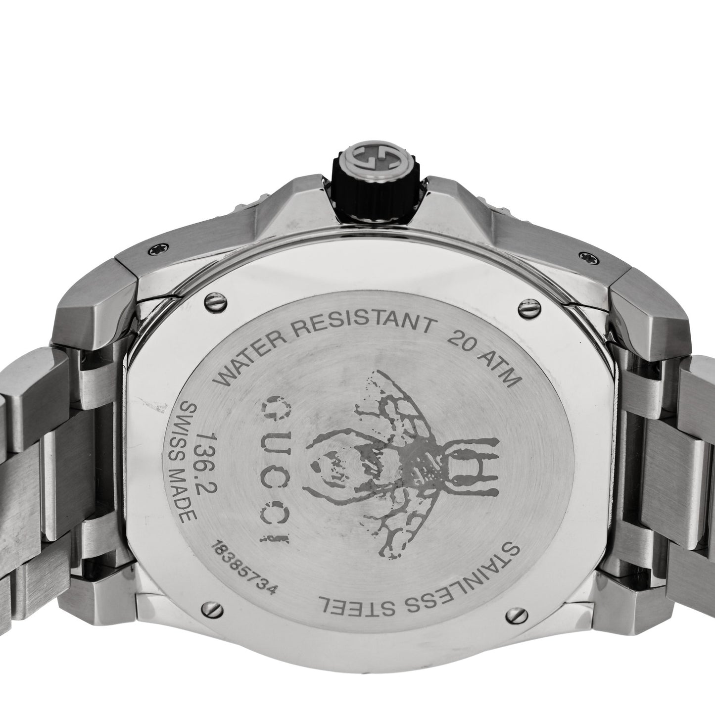 Stainless Steel 45mm Dive Quartz Watch Black