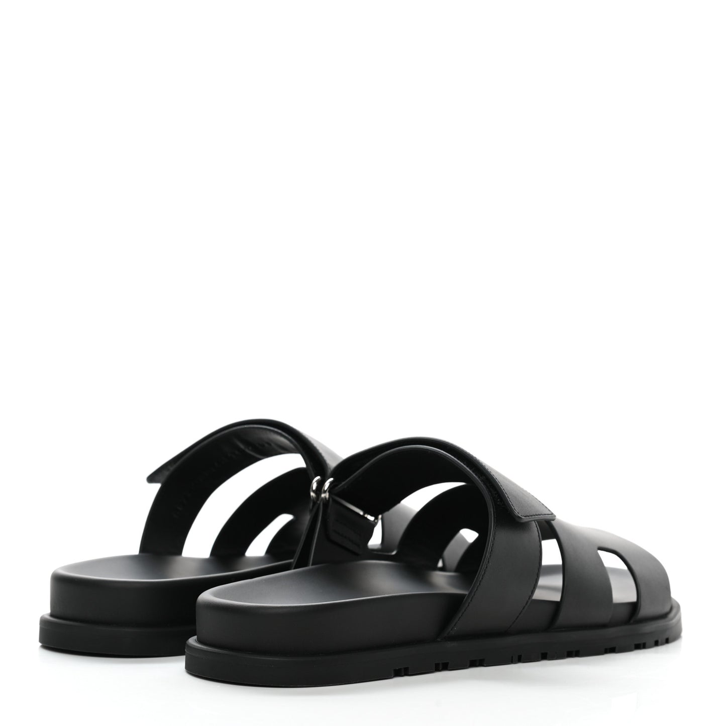 Calfskin Mens Chypre Sandals 42 Black