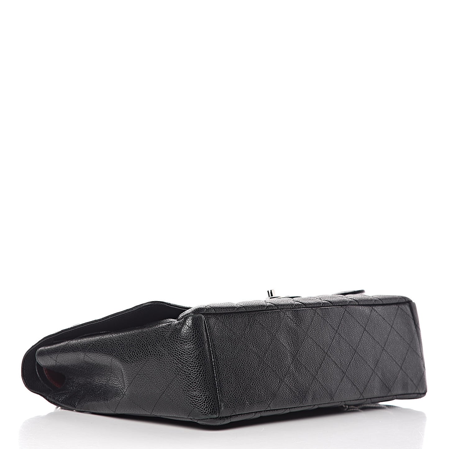 Caviar Quilted Maxi Double Flap Black