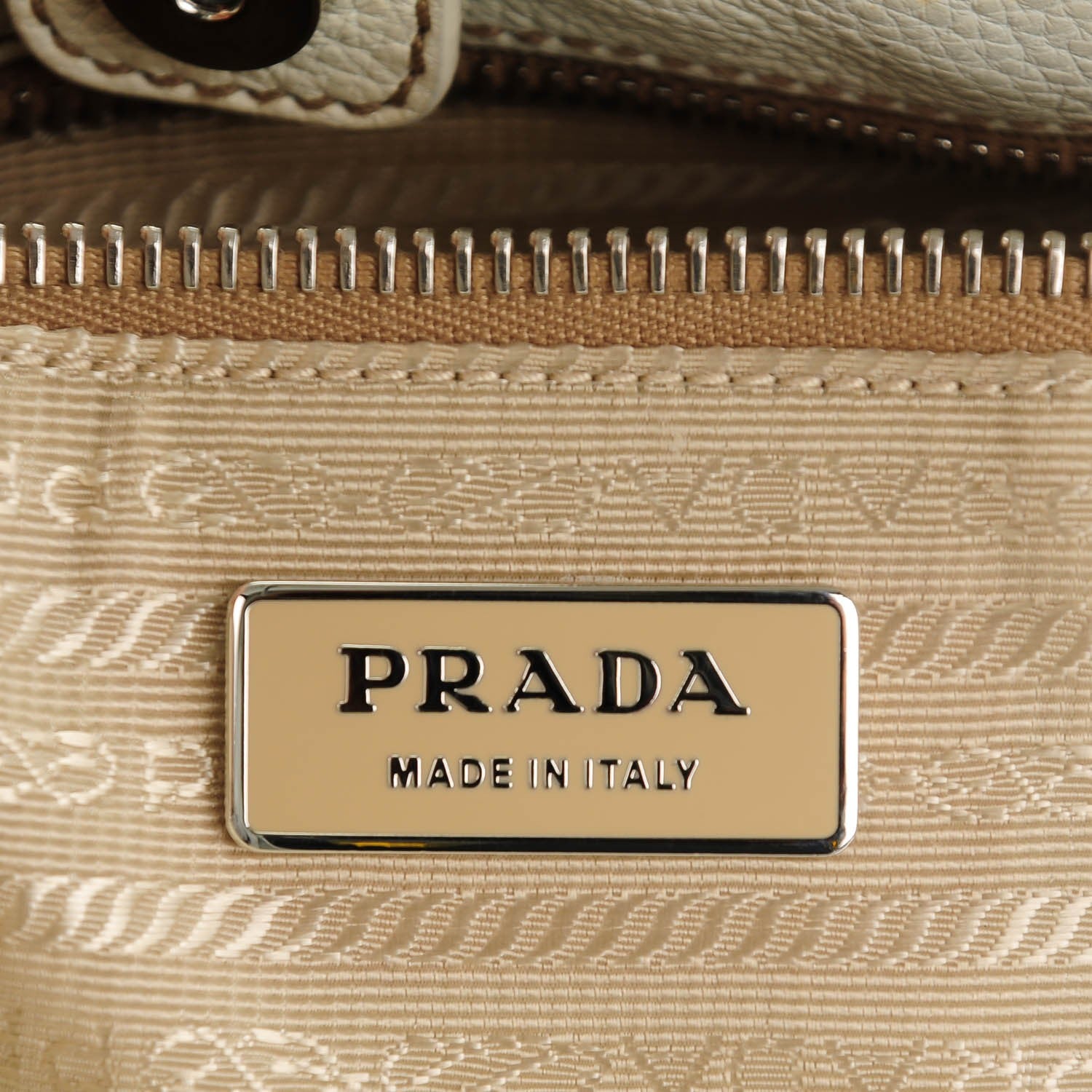 Prada Vitello Daino Hobo Talco 8 of 10