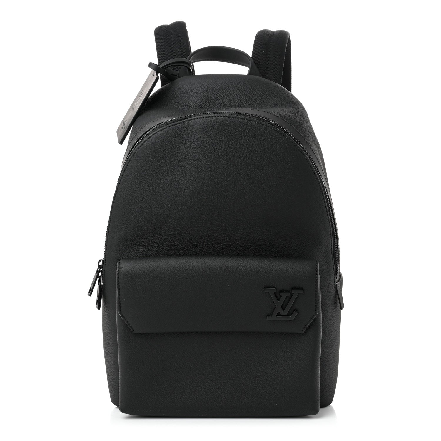 Louis Vuitton Grained Calfskin Aerogram Takeoff Backpack Black 1 of 10