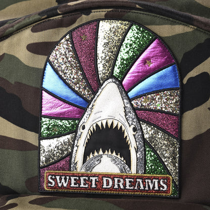Saint Laurent Canvas Giant City Sweet Dreams Shark Backpack Camo 11 of 11
