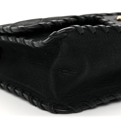 Chanel Iridescent Calfskin Small Happy Stitch Flap Black 9 of 10