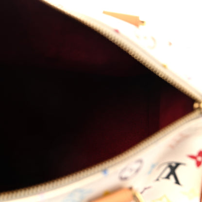 Louis Vuitton Monogram Multicolor Speedy 30 White 5 of 9