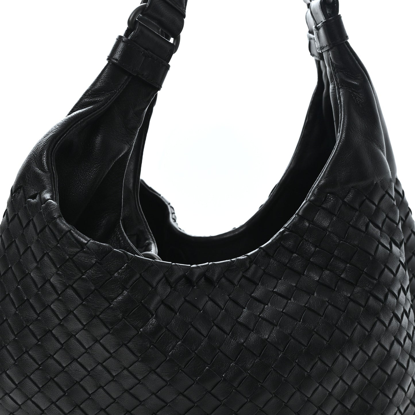 Nappa Intrecciato Medium Campana Black