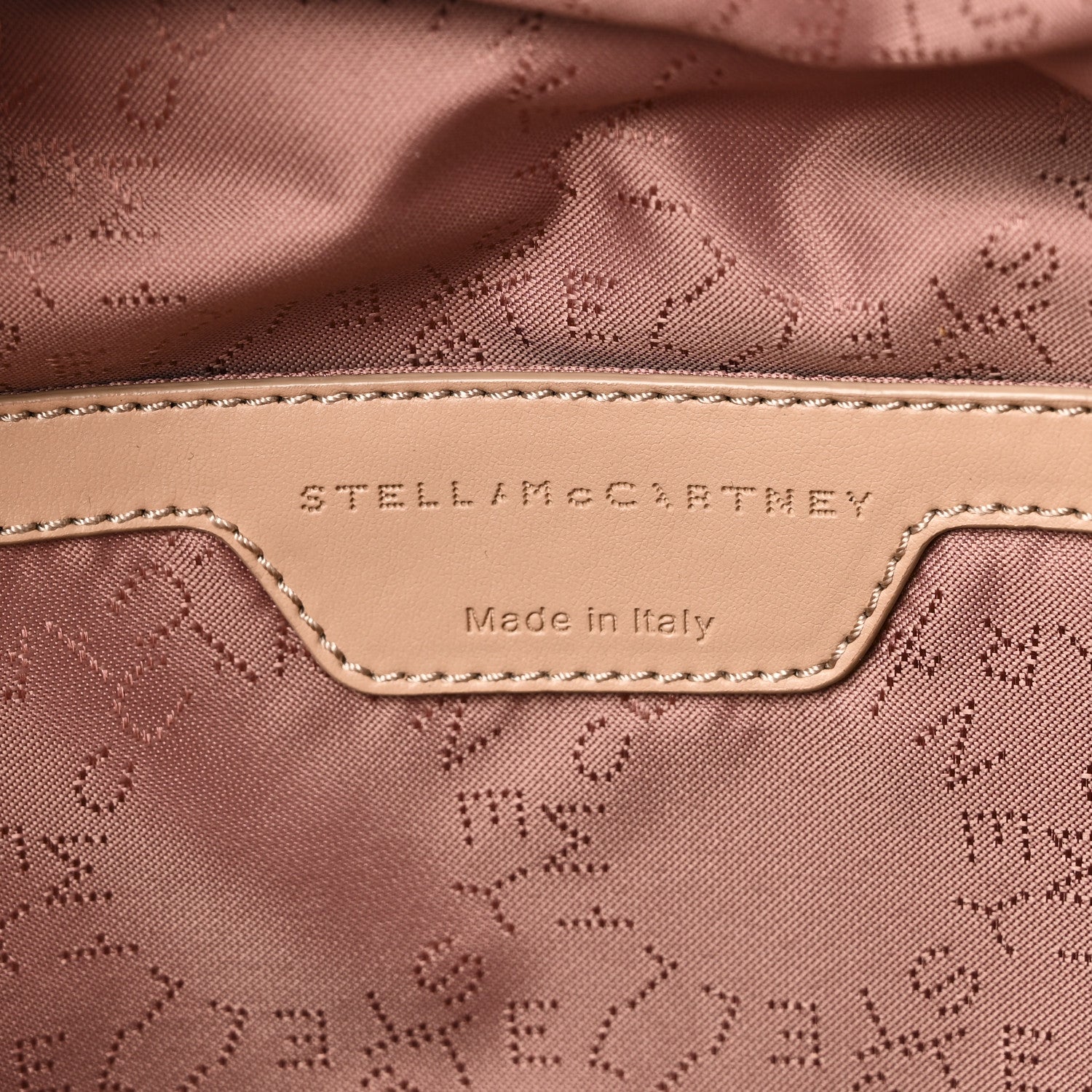 Stella McCartney Shaggy Deer Mini Falabella Backpack Powder 6 of 9