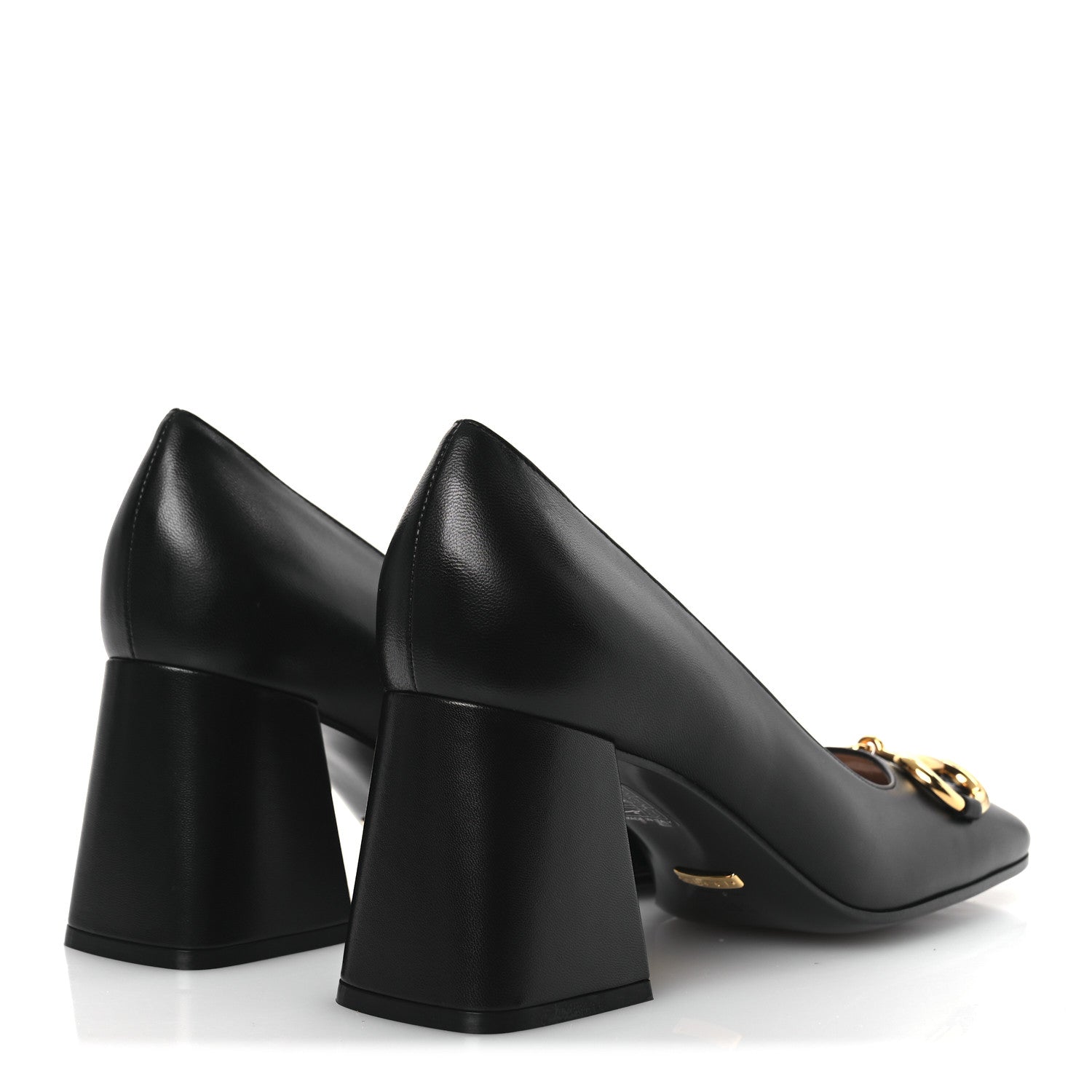 Gucci Malaga Kid Horsebit 75mm Pumps 39.5 Black 5 of 11