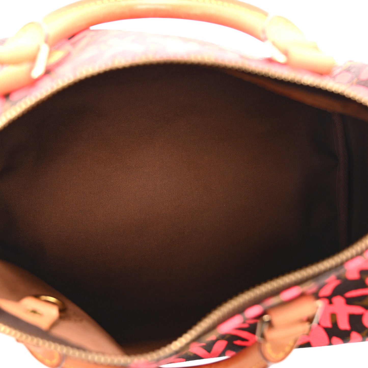 Monogram Graffiti Speedy 30 Fuchsia