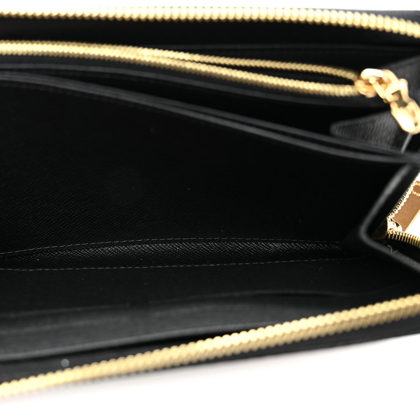 Damier Paillettes Zippy Wallet Black