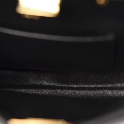 Fendi Nappa Mini Peekaboo Iconic Satchel Black 9 of 12