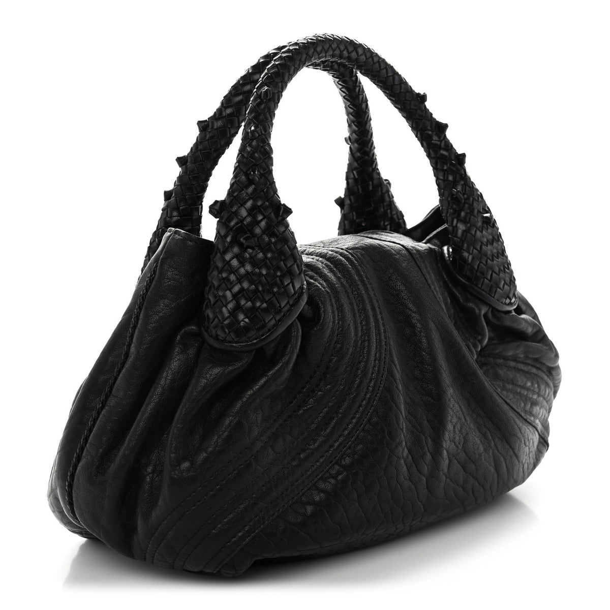 Fendi Nappa Nuvolata Small Spy Black 3 of 9