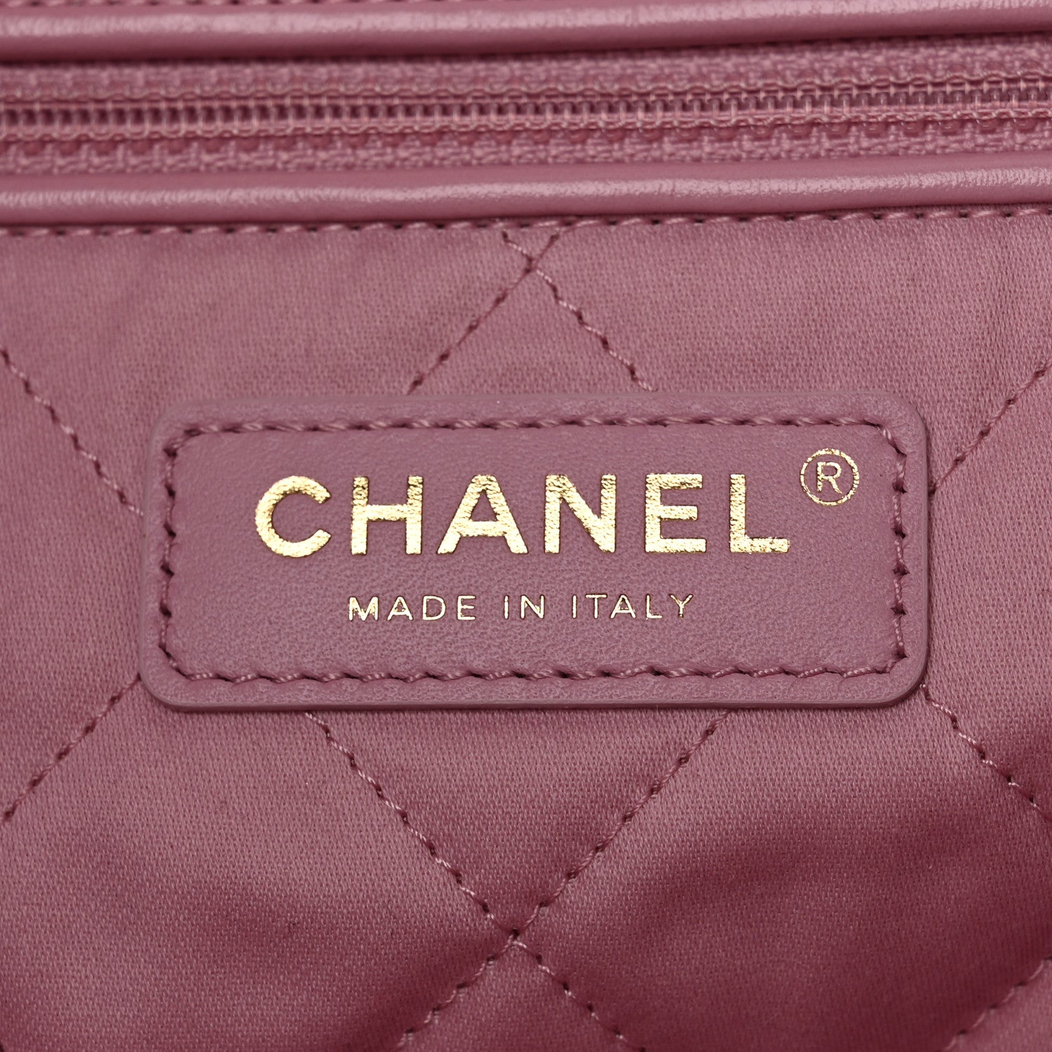 Chanel Shiny Calfskin Quilted Small Chanel 22 Dark Pink 7 of 13