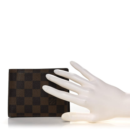 Louis Vuitton Damier Ebene Porte-Billets Mens Billfold Wallet 2 of 7