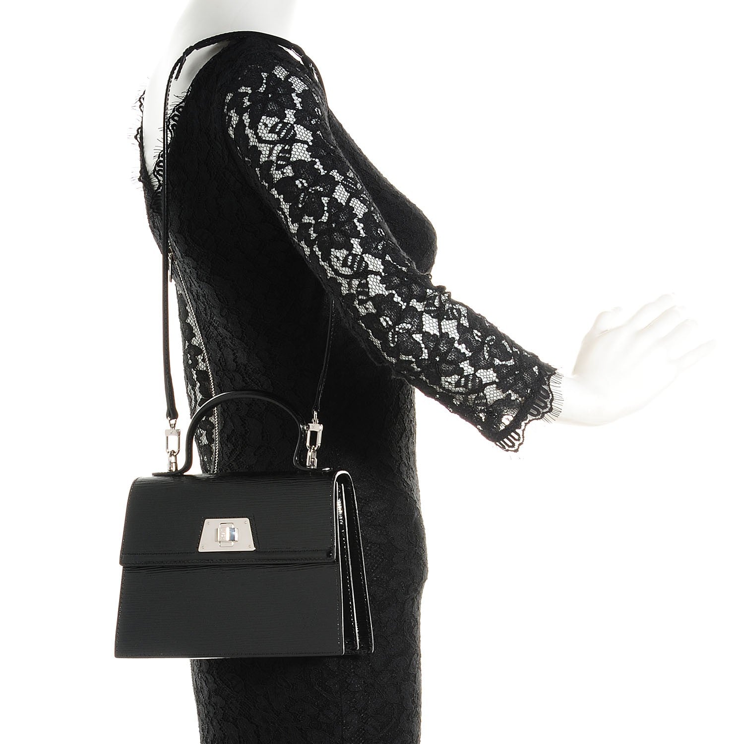 Louis Vuitton Electric Epi Sevigne PM Black 2 of 8