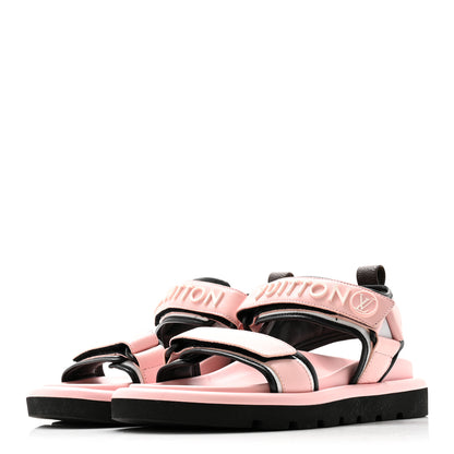 Louis Vuitton Calfskin Pool Pillow Flat Comfort Sandals 37 Rose Clair Pink 3 of 6