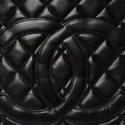 Chanel Caviar Quilted Medallion Tote Black 9 of 11